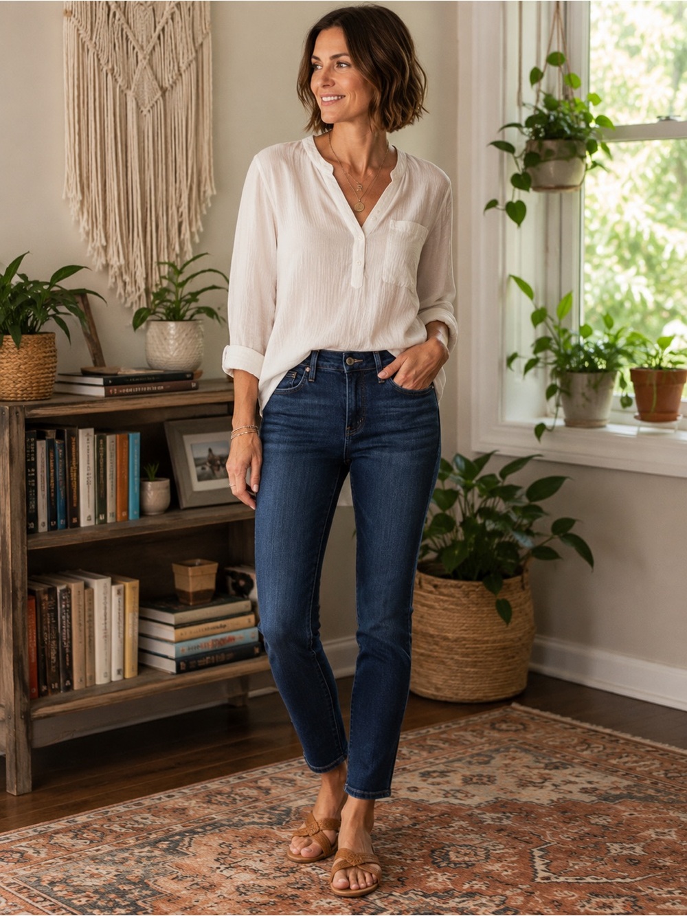 AG Adriano Goldschmied The Farrah Skinny Jeans High Rise Dark Stretch Denim 24R